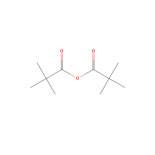 TRIMETHYLACETIC ANHYDRIDE (CAS: 1538-75-6) - Chemical Structure and Molecular Formula 