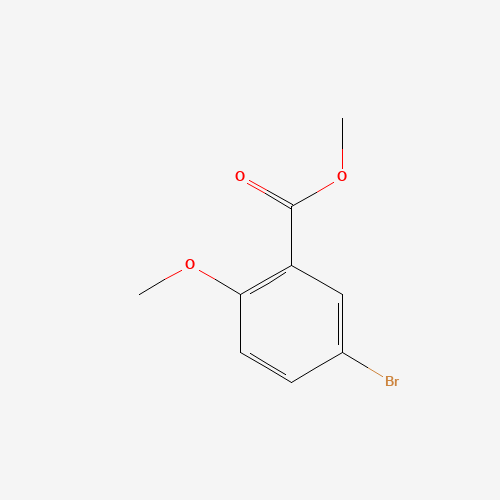 5-BROMO-2-METHOXYBENZOIC ACID METHYL ESTER (CAS: 7120-41-4) - Chemical Structure and Molecular Formula 