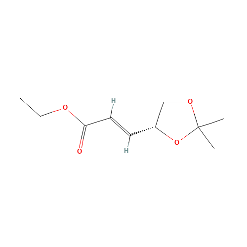 ETHYL (R)-(-)-3-(2,2-DIMETHYL-1,3-DIOXOLAN-4-YL)-TRANS-2-PROPENOATE (CAS: 104321-62-2) - Related Chemical Product