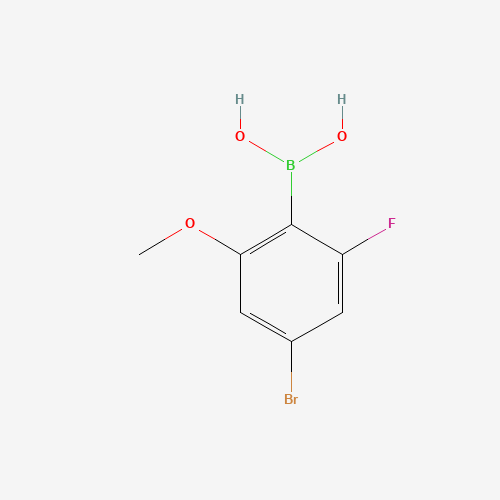 4-Bromo-2-fluoro-6-methoxyphenylboronic acid (CAS: 957035-32-4) - Related Chemical Product