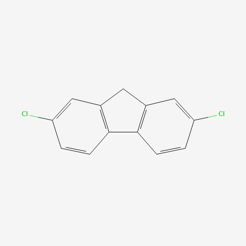 2,7-Dichlorofluorene (CAS: 7012-16-0) - Chemical Structure and Molecular Formula 