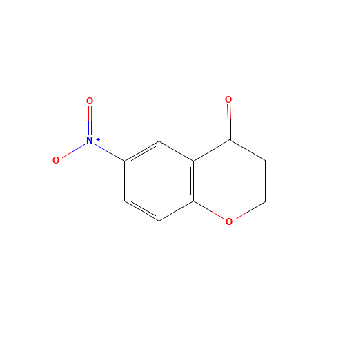6-Nitrochroman-4-one (CAS: 68043-53-8) - Chemical Structure and Molecular Formula 