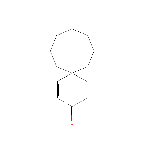 Spiro[5,7]trideca-1,4-dien-3-one (CAS: 60033-39-8) - Chemical Structure and Molecular Formula 