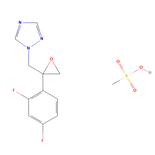 2,4-Difluorophenyl) 1-(1H,1-yl-1,2,4 Triazole-2,3-Epoxy propane methane sulfona (CAS: 86386-77-8) - Related Chemical Product