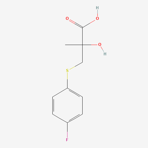 3-[(4-Fluorophenyl)thio]-2-hydroxy-2-methylpropanoic acid (CAS: 339530-91-5) - Related Chemical Product