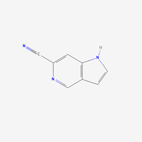 1H-pyrrolo[3,2-c]pyridine-6-carbonitrile (CAS: 1082040-98-9) - Chemical Structure and Molecular Formula 