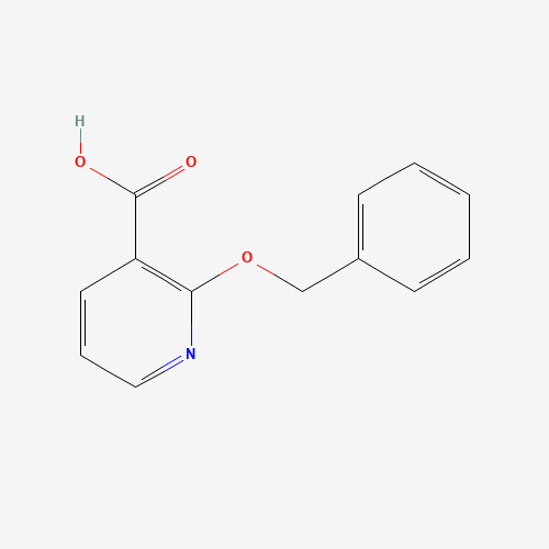 2-(Phenylmethoxy)-3-pyridinecarboxylic acid (CAS: 14178-18-8) - Chemical Structure and Molecular Formula 