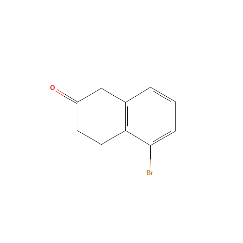 5-Bromo-2-tetralone (CAS: 132095-53-5) - Chemical Structure and Molecular Formula 
