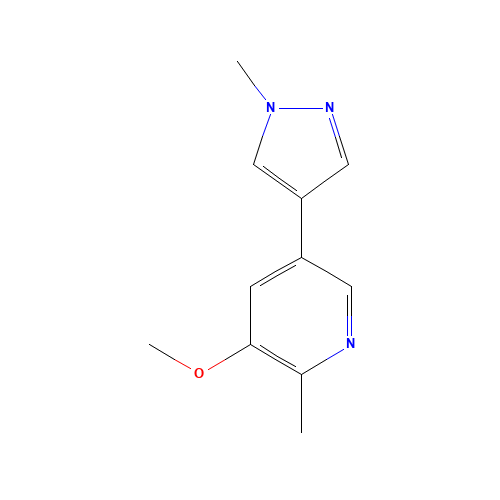 3-methoxy-2-methyl-5-(1-methyl-1H-pyrazol-4-yl)pyridine (CAS: 1175758-65-2) - Related Chemical Product