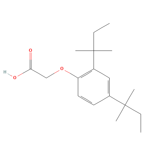 2,4-Di(tert-amyl)phenoxyacetic acid (CAS: 13402-96-5) - Related Chemical Product