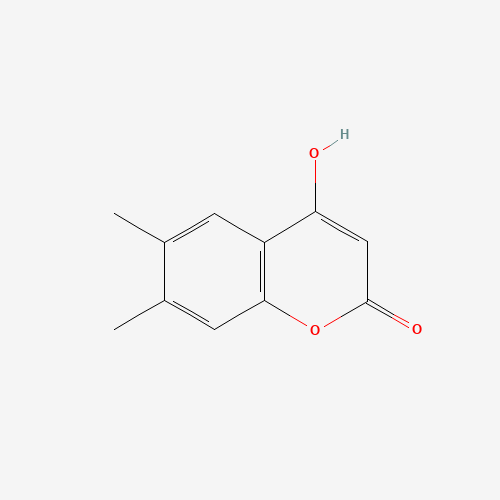 4-HYDROXY-6 7-DIMETHYLCOUMARIN  98 (CAS: 55004-77-8) - Chemical Structure and Molecular Formula 