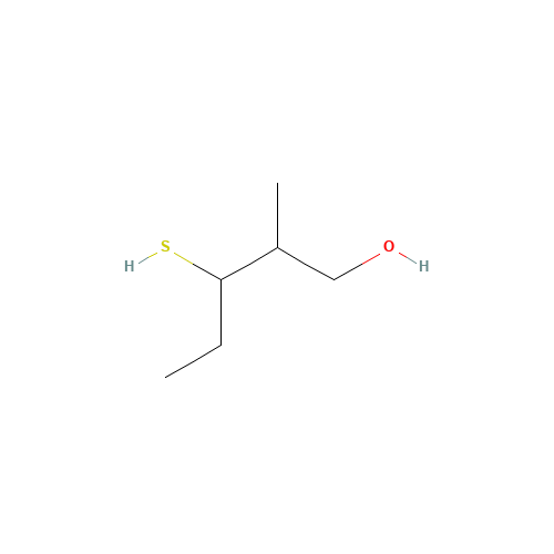 3-Mercapto-2-methylpenta-1-ol (CAS: 227456-27-1) - Chemical Structure and Molecular Formula 