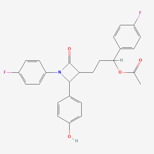 2-Azetidinone,3-[(3S)-3-(acetyloxy)-3-(4-fluorophenyl)propyl]-1-(4-fluorophenyl)-4-(4-hydroxyphenyl)-,(3R,4S)- (CAS: 190448-46-5) - Related Chemical Product