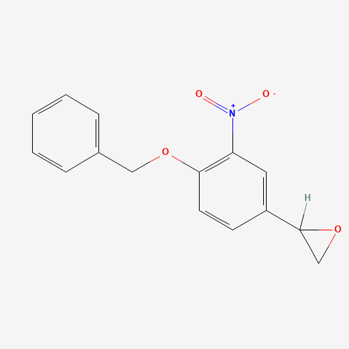 [3-Nitro-4-(phenylmethoxy)phenyl]-oxirane (CAS: 51582-41-3) - Related Chemical Product