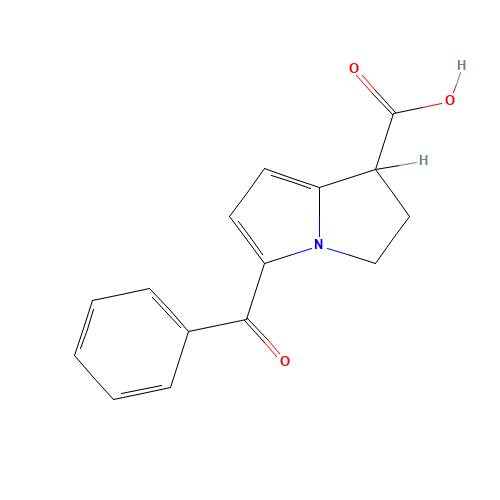 Ketorolac (CAS: 74103-06-3) - Chemical Structure and Molecular Formula 