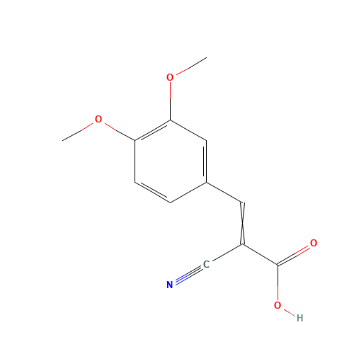 ALPHA-CYANO-3,4-DIMETHOXYCINNAMIC ACID (CAS: 86213-20-9) - Related Chemical Product