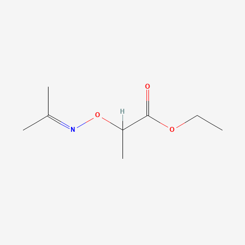 Ethyl 2-(isopropylideneaminooxy)propionate (CAS: 54716-29-9) - Chemical Structure and Molecular Formula 