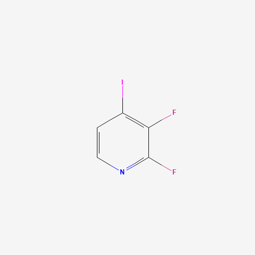 2,3-Difluoro-4-iodopyridine (CAS: 851386-34-0) - Chemical Structure and Molecular Formula 