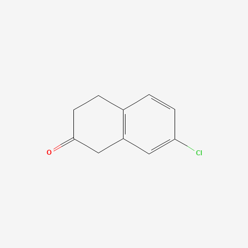 5-Chloro-2-tetralone (CAS: 17556-19-3) - Chemical Structure and Molecular Formula 
