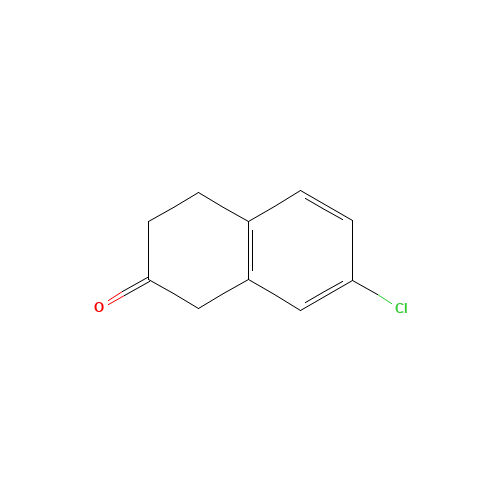 5-Chloro-2-tetralone (CAS: 17556-19-3) - Chemical Structure and Molecular Formula 