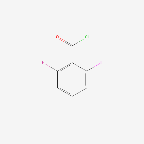 2-FLUORO-6-IODOBENZOYL CHLORIDE  97 (CAS: 111771-12-1) - Chemical Structure and Molecular Formula 
