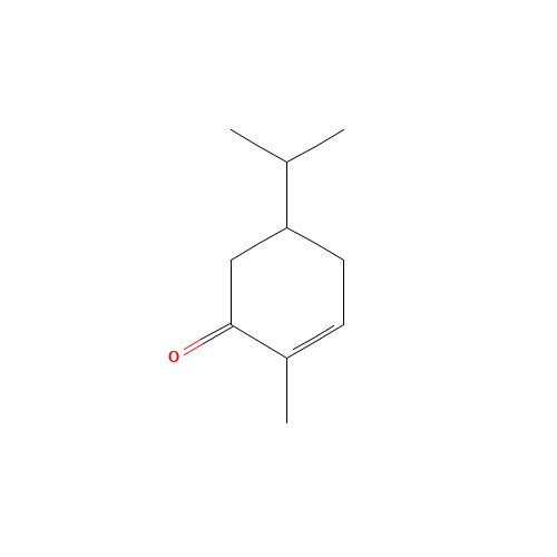 p-Mentha-1-ene-6-one (CAS: 43205-82-9) - Chemical Structure and Molecular Formula 