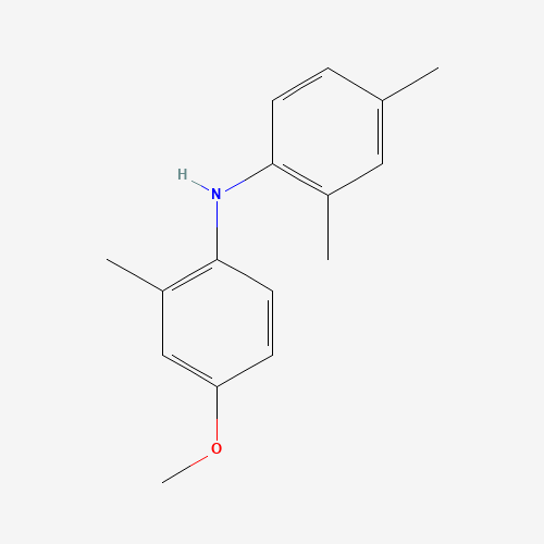 4-Methoxy-2,2',4'-trimethyldiphenylamine (CAS: 41374-20-3) - Chemical Structure and Molecular Formula 