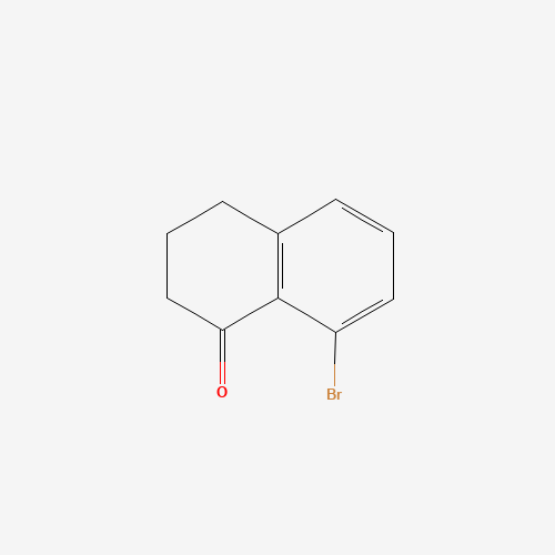 8-BROMO-3,4-DIHYDRO-2H-NAPHTHALEN-1-ONE (CAS: 651735-60-3) - Chemical Structure and Molecular Formula 