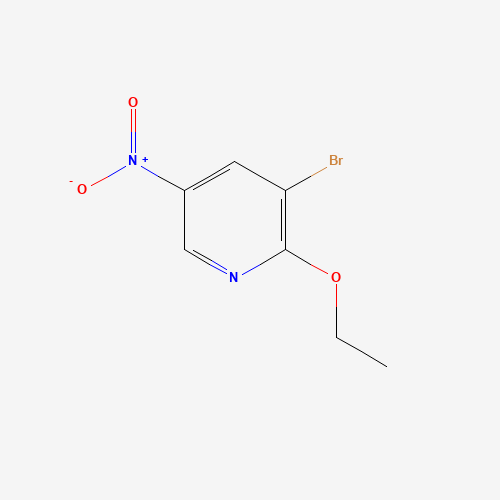 2-Ethoxy-3-Bromo-5-Nitropyridine (CAS: 74919-31-6) - Chemical Structure and Molecular Formula 