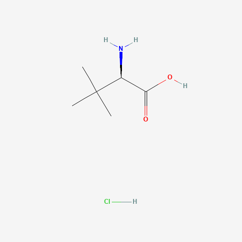D-TERT-LEUCINE HYDROCHLORIDE (CAS: 112720-39-5) - Chemical Structure and Molecular Formula 