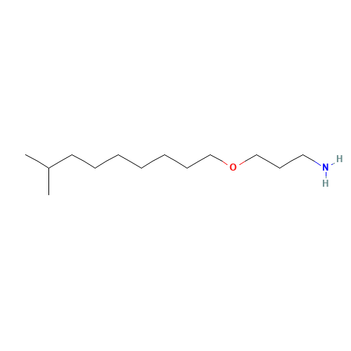 3-(isodecyloxy)propylamine (CAS: 30113-45-2) - Chemical Structure and Molecular Formula 