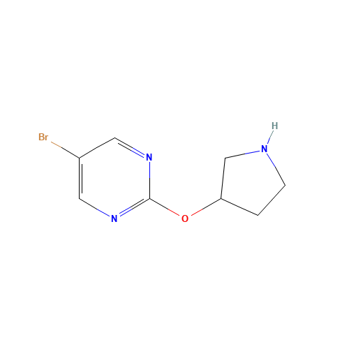 5-BROMO-2-(PYRROLIDIN-3-YLOXY)PYRIMIDINE (CAS: 914347-82-3) - Related Chemical Product