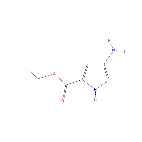 ethyl 4-amino-1H-pyrrole-2-carboxylate (CAS: 67318-12-1) - Chemical Structure and Molecular Formula 