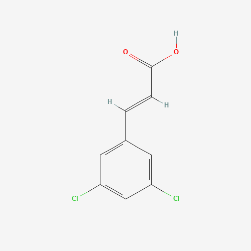 3,5-Dichlorocinnamic acid (CAS: 90418-21-6) - Chemical Structure and Molecular Formula 