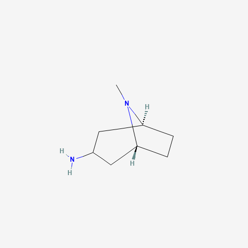 endo-3-Aminotropane (CAS: 87571-88-8) - Chemical Structure and Molecular Formula 