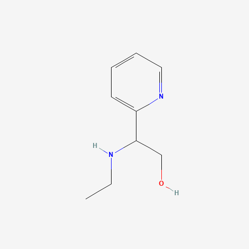 2-(ethylamino)-2-(pyridin-2-yl)ethanol (CAS: 1150617-93-8) - Chemical Structure and Molecular Formula 