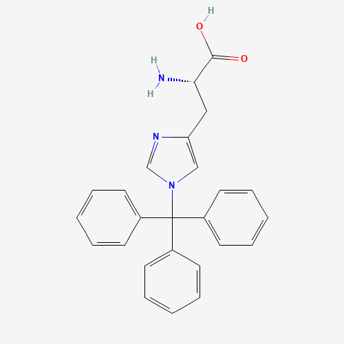 H-HIS(TRT)-OH (CAS: 35146-32-8) - Chemical Structure and Molecular Formula 