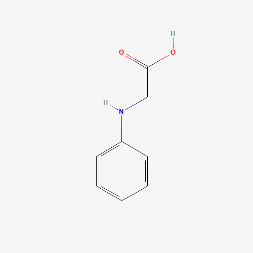 Anilinoacetic acid (CAS: 103-01-5) - Chemical Structure and Molecular Formula 