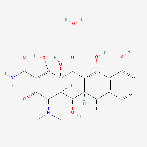 Doxycycline monohydrate (CAS: 17086-28-1) - Chemical Structure and Molecular Formula 