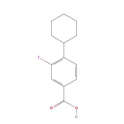 4-cyclohexyl-3-iodobenzoic acid (CAS: 1131614-24-8) - Related Chemical Product