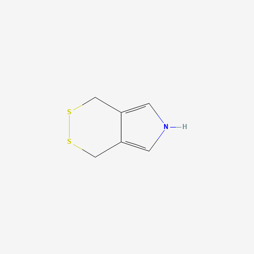 4,6-Dihydro-1H-[1,2]dithiin[4,5-c]pyrrole (CAS: 173731-42-5) - Chemical Structure and Molecular Formula 