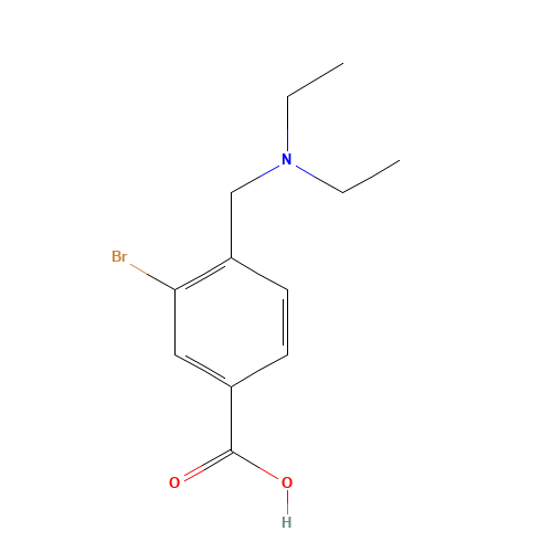 3-bromo-4-((diethylamino)methyl)benzoic acid (CAS: 1131594-28-9) - Related Chemical Product