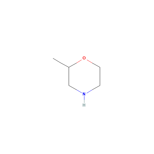 2-Methylmorpholine (CAS: 27550-90-9) - Chemical Structure and Molecular Formula 