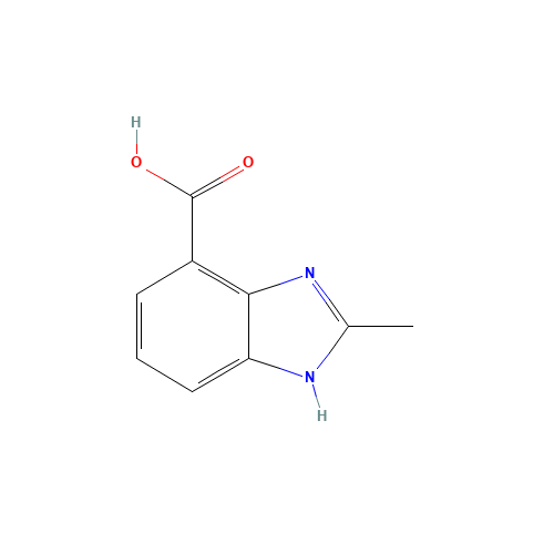 1H-Benzimidazole-4-carboxylicacid,2-methyl-(9CI) (CAS: 188106-94-7) - Related Chemical Product