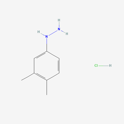 3,4-Dimethylphenylhydrazine hydrochloride (CAS: 86746-50-1) - Chemical Structure and Molecular Formula 