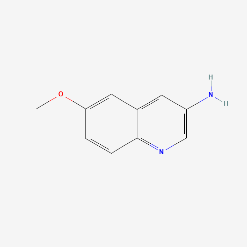 3-AMINO-6-METHOXYQUINOLINE (CAS: 29507-86-6) - Chemical Structure and Molecular Formula 