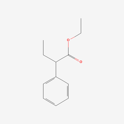 ethyl 2-phenylbutyrate (CAS: 119-43-7) - Chemical Structure and Molecular Formula 