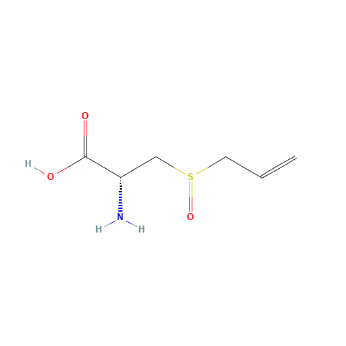 (S)-3-(Allylsulphinyl)-L-alanine (CAS: 556-27-4) - Chemical Structure and Molecular Formula 