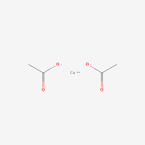 Cupric acetate (CAS: 142-71-2) - Chemical Structure and Molecular Formula 