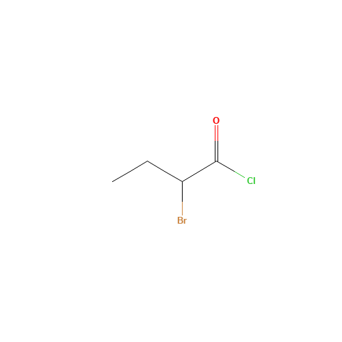 2-bromobutyryl chloride (CAS: 22118-12-3) - Chemical Structure and Molecular Formula 